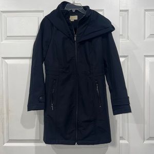 Michael Korean | Navy Rain Coat
